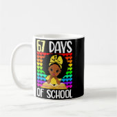 Mug 67 Days Of School 67th Day Smarter Six Seven Melan (Gauche)
