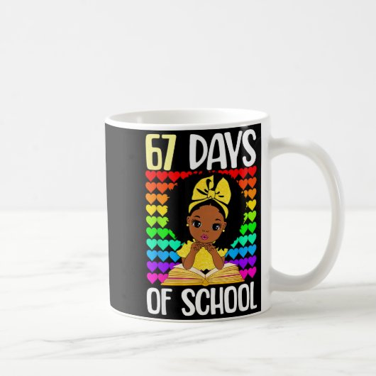 Mug 67 Days Of School 67th Day Smarter Six Seven Melan (Droite)