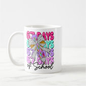 Mug 67 Days Of School Girls Coquette Bow 67th Day Of S (Gauche)