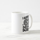 Mug 67 Days Of School Groovy Checkered  (Devant droit)