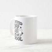 Mug 67 Days Of School Groovy Checkered  (Devant gauche)