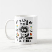 Mug 67 Days Of School I Survived Funny Teachers Studen (Gauche)