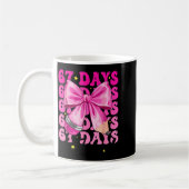 Mug 67 Days Of School Pencil Coquette Bow 67th Day Of (Gauche)