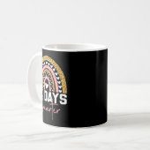 Mug 67 Days Smarter Days Of School Survived Rainbow Le (Devant gauche)