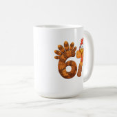 Mug 67 dinde de thanksgiving drôle (Devant droit)