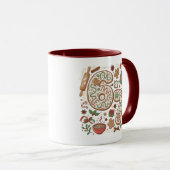 Mug 67 Drôle 6 7 Six Sept Cookie Gingerbread de Fêtes (Devant droit)