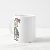 Mug 67 Drôle Zombie Six Sept Humour Mème Brainrot Mala (Devant gauche)