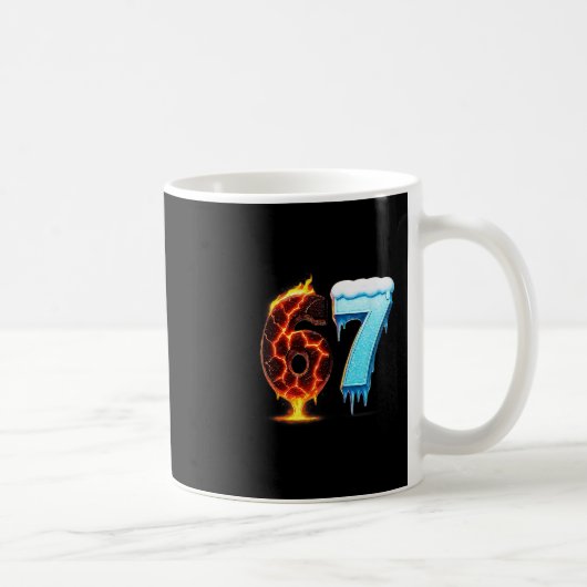 Mug 67 Fire Ice Numéro Six Sept Mème 67 Alpha Argot (Droite)