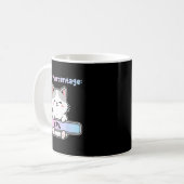 Mug 67 Funny Cat Aura Energy At Six Seven Meme Gen Z A (Devant gauche)
