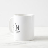 Mug 67 Funny Meme Six Seven Science Periodic Table Che (Devant gauche)