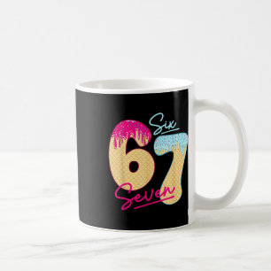 Mug 67 Glace Dégoulinante Mème Drôle Six Sept Gen Alph