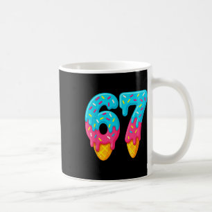 Mug 67 Glace Dégoulinante Mème Drôle Six Sept Gen Alph