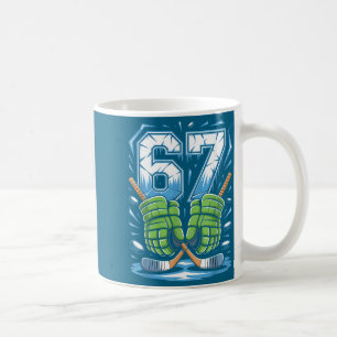 Mug 67 Glace Dégoulinante Mème Six Sept Argot Gen Alph