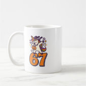 Mug 67 Halloween Licorne Brainrot Meme Six Sept Fille' (Gauche)