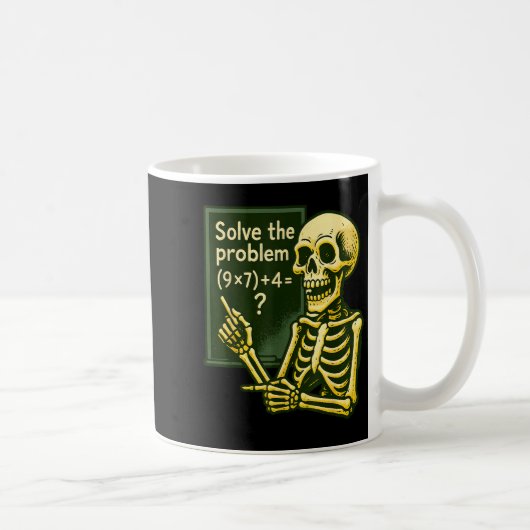 Mug 67 Halloween Math Drôle Six Sept Meme Brainrot Squ (Droite)