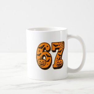 Mug 67 Halloween Six Sept Brainrot Mème Garçons Enfant