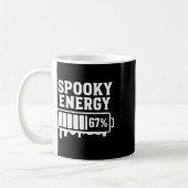 Mug 67 Halloween Spooky Energy Brainrot Meme Six Seven (Gauche)