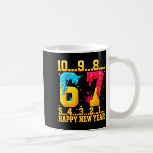 Mug 67 Happy New Year Six Seven Funny Countdown 2026  (Droite)