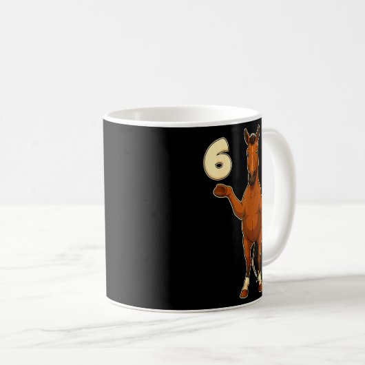 Mug 67 Horse Funny Gen Alpha Slang Kids Teens Number T (Devant droit)