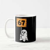 Mug 67 Humour Meme 6-7 Six Seven Halloween  (Gauche)