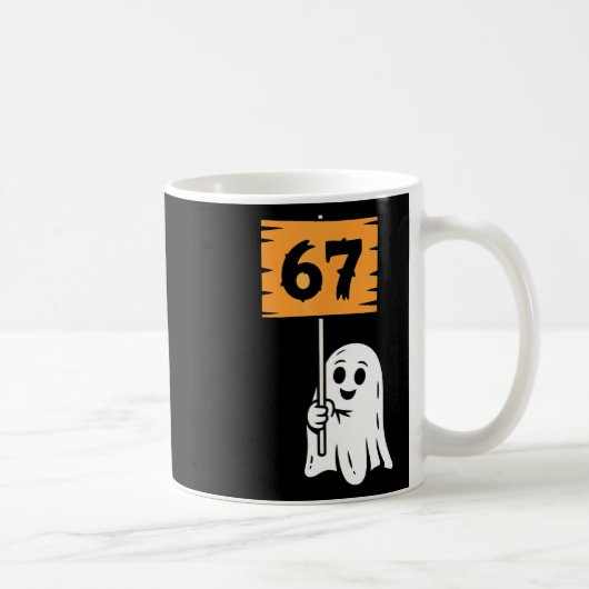 Mug 67 Humour Meme 6-7 Six Seven Halloween  (Droite)