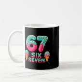 Mug 67 Ice Cream Drip Meme Funny Six Seven Gen Alpha S (Gauche)