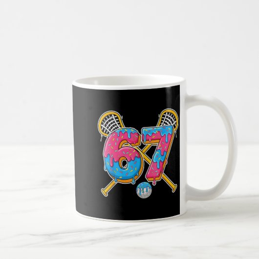 Mug 67 Ice Cream Drip Meme Gen Alpha Slang Lacrosse Sr (Droite)