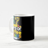 Mug 67 Jours D'école Café Chao Six Sept 6 7 Mème T (Devant gauche)