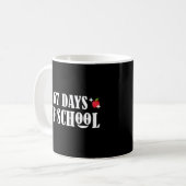 Mug 67 Jours d'école drôle Six Sept Meme (Devant gauche)