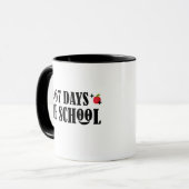 Mug 67 Jours d'école drôle Six Sept Memes (Devant gauche)