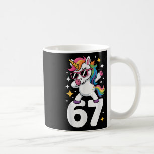 Mug 67 Licorne Dabant Six Sept Mème Drôle 