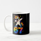 Mug 67 Licorne Dabbing Six Sept Mème Drôle _1 (Gauche)
