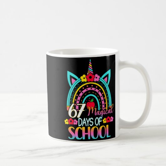 Mug 67 Magical Days Of School Meme Funny Student Teach (Droite)