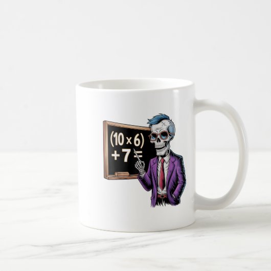Mug 67 Math Teacher Meme Brainrot Six Seven Halloween  (Droite)