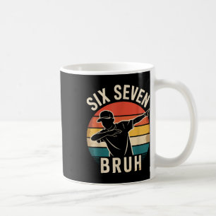 Mug 67 Mème 6 7 Nombres Dabbing Six Sept Bruh Drôle B