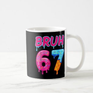Mug 67 Mème 6 7 Nombres Glace Six Sept Bruh Drôle