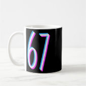 Mug 67 Meme 6 7 Six Seven Number Costume  (Gauche)