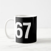 Mug 67 Meme Alpha Gen-z Aura Style Énergétique (Gauche)