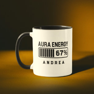 Mug 67 Mème amusant Aura Énergie à 67 Six Sept Mème Ge
