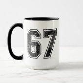 Mug 67 Mème amusant Six Sept Gen Alpha (Gauche)