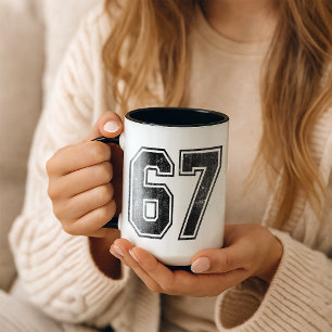 Mug 67 Mème amusant Six Sept Gen Alpha