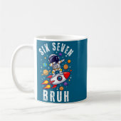 Mug 67 Meme Astronaut Dabbing In Space Funny Six Seven (Gauche)