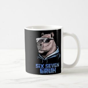 Mug 67 Mème Capybara Drôle Six Sept Bruh Capybara Pour
