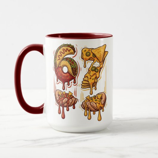 Mug 67 Meme Cinco De Mayo Taco Nacho Drôle (Gauche)