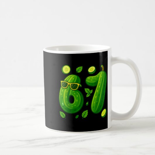 Mug 67 Meme Ckle Funny Six Seven Cuber 6 7 Gen Alpha S (Droite)