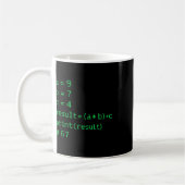 Mug 67 Mème Code Python Résultat Humour Geek Six Sept (Gauche)
