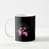 Mug 67 Meme Cud Hands Bubble Gum Six Seven Meme Valent (Gauche)