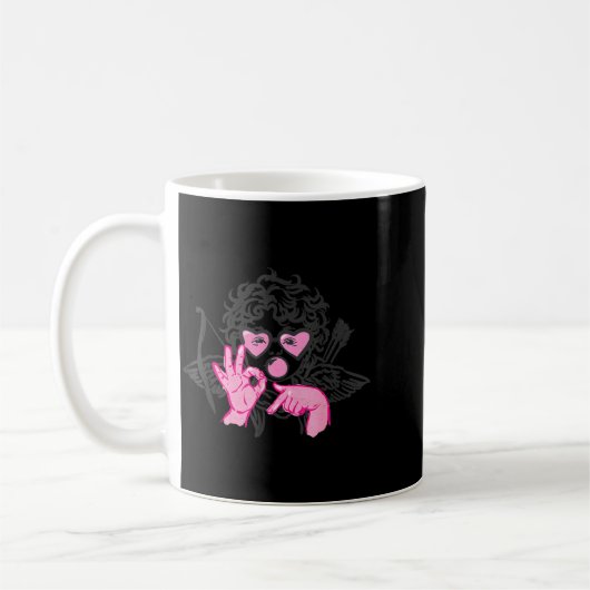 Mug 67 Meme Cud Hands Bubble Gum Six Seven Meme Valent (Gauche)