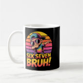 Mug 67 Meme Dabbing Six Seven 6 7 Bruh Funny Number De (Gauche)