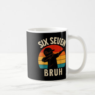 Mug 67 Mème Dabbing Six Seven Bruh Rétro Vintage Couch